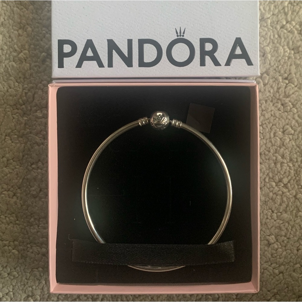 Sterling silver Pandora bangle.  New in box.